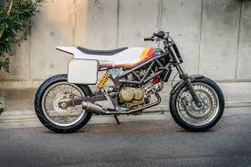 Mini Monster Deus Japan Reworks The Honda Vtr250 Honda Tracker Motorcycle Mini Monster