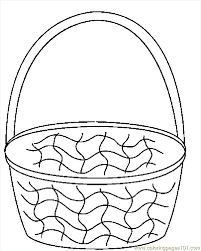 Easter basket coloring page images. Easter Basket Coloring Pages Coloring Home