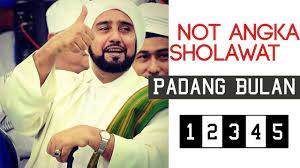 Not Angka Sholawat Padang Bulan Habib Syech Syekhermania Youtube