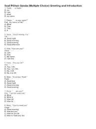 English teachers competences on plpg an evaluative study. Contoh Soal Pilihan Ganda Giving Example