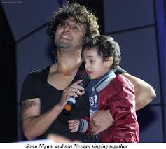 A son, an admirer and a harmonium player, all in one, in the company of my great father.… Sonu Nigam And Son Nevaan At Doctor S Conference In Mumbai On 19th Jan 2013 Most Viewed Bollywood Photos Bollywood Photos
