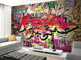 Graffiti Wall Wallpaper Wallsauce Us Graffiti Bedroom Graffiti Wall Graffiti Room