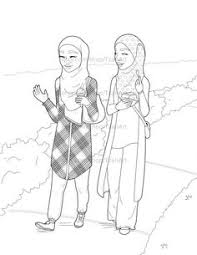 Coloring pages for kids is a fun learning app, kids learn alphabets, animals, fruits, flowers, vegetables, shapes, vehicles. Hijabi Coloring Pages