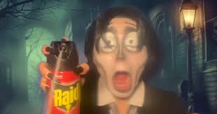 Victor Van Dort Spraying Raid and Screaming | Know Your Meme