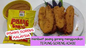 Perpaduannya berupa tepung terigu, tepung beras, dan tepung maizena. Pisang Goreng Malaysia L Resep Goreng Pisang Ala Orang Malaysia Youtube