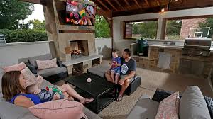 synergy outdoor living area design