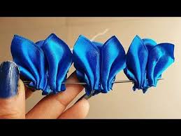 Diy Very Creative Ribbon Art Youtube Ribbon Art Ribbon Flowers Diy Ribbon Crafts Diy