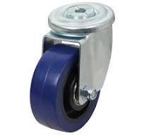 100mm Rebound Rubber Bolt Hole 300 Series Castor (S4214)