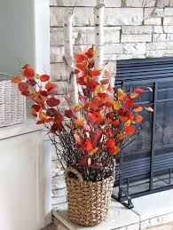 Switch up your front porch, patio, or outdoor space with lights, lanterns, and other decorations in fall colors. Fall Decor With Branches 56 Awesome Ideas Digsdigs