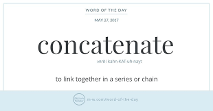 Word Of The Day Concatenate Unique Words Definitions Words Uncommon Words