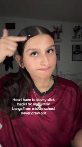 How to Slick Your Bangs Back But You Have A 5 Inch Forhead