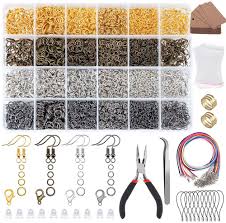 Earring cards should be made using cardstock with high paper quality in order to provide durability and support for the earring. Buy Bnk 4100pcs Earring Making Kit With Jump Rings Clasps Earring Back Earring Hooks Earring Cards Holder Pliers Tweezers For Jewelry Making Supplies And Necklace Repair Starter Set Online In Turkey B08j9wg2ly