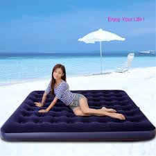Inflatable Travel Car Lazy Air Bed Sleeping Mattress Couch Sofa Camping Seat Pump Mat Mattress Couch Air Bed Inflatable Air Mattress