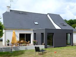 Prix agrandissement maison plain pied. Avant Apres Un Pavillon Agrandi Et Transforme Par L Ajout D Un Cube Extension Maison Agrandissement Maison Extension Maison Bois