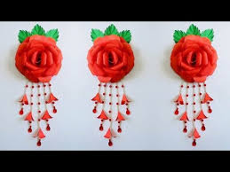 Maybe you would like to learn more about one of these? Paper Flower Wall Hanging Newspaper Craft Wall Decoration Ideas Diy Hanging Flower 296 Youtube