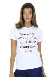 Camiseta T Shirt Drink Lisa Branca Aha Clothing Outros Moda E Acessorios Magazine Luiza