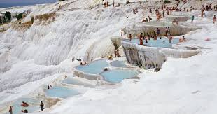 Pamukkale, which has been used as a spa since the second century bc, literally means cotton castle in turkish. Turkey S Pamukkale Thermal Pools Are Seriously Pretty And You Can Follow In The Romans Footsteps Mirror Online