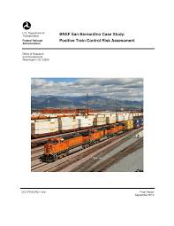 Pdf Bnsf San Bernardino Case Study Positive Train Control