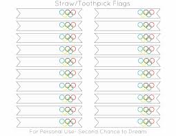 second chance to dream olympic party printables