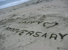 1) beautiful sailboat on the ocean. Happy Anniversary At The Beach By Thesylverblue On Deviantart