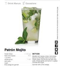 Patron Mojito Cocktail Recipes Easy Easy Cocktails Tequila Cocktails