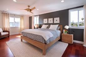 Light Furniture Dark Walls Modern Bedroom Interior Gray Accent Wall Bedroom Modern Master Bedroom Design