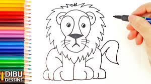 Comment dessiner un Lion étape par étape - YouTube