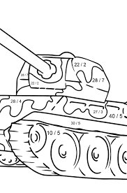Browse the largest collection of coloring pages only and print any coloring page for kids or adults. Anti Aircraft Tank Coloring Page Free