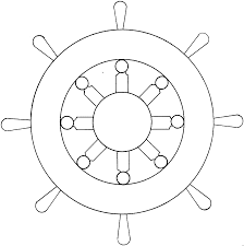 Schiff Steuerrad Ausmalbild Malvorlage Die Weite Welt