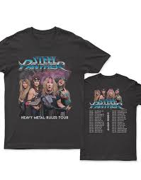 Steel Panther Heavy Metal Rules Tour 2019 New 2 Sides T Shirt Mypoptees In 2020 Steel Panther T Shirt Panther Shirts