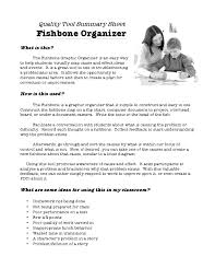 Quality Tool Summary Sheet Fishbone Pdf Google Drive Leader In Me Classroom Management Graphic Organizers
