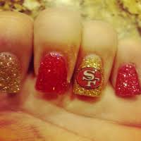 Whitney Port Celebuzz 49ers Nails Football Nails Nails