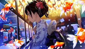 Summer Festival Original Anime Kimono Anime Anime Artwork