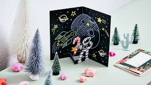 Cut slits along the dotted lines. Diy Astronaut Pop Up Card Ideas Edding