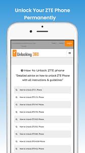 Unlock your zte phone with this code generator based on your mobile imei. Download Unlock Zte Phone Unlocking360 Com Free For Android Unlock Zte Phone Unlocking360 Com Apk Download Steprimo Com