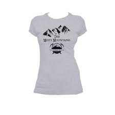 Misty Mountains Climbing Club Print Ladies Or Mens T Shirt Lord Of The Rings Tolkien Nerd Girl Tees Climbing Outfits Hiking Outfit Women Clothes For Women