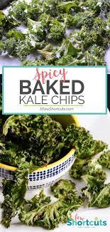 Spicy Baked Kale Chips Recipe Kale Chips Baked Baked Kale Kale Chip Recipes