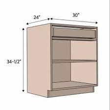 Brown Modular Kitchen Cabinet Carcass