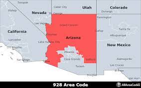 928 Area Code Location Map Time Zone And Phone Lookup