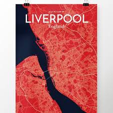 The information contained within this map is correct at the time of going to print. Ourposter Com Liverpool City Map Graphic Art Print Poster In Nautical Wayfair