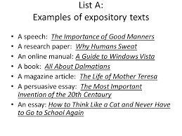 Authors who write expository texts research the topic to gain information. Expository Texts An Introduction Ppt Video Online Download