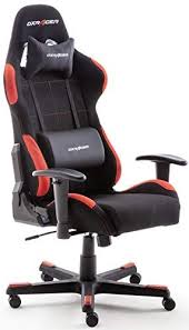 Robas Lund 62501sr4 Dx Racer Fauteuil Gamer Fauteuil De Bureau Pu Noir Rouge 52 X 53 X 126 Cm Fauteuil Bureau Bureau Pivotant Coussin Noir