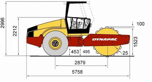 Dynapac CA262PD Padfoot Compactor