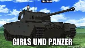 The Strafe Kill Is Strong With This One Anime Tank Manga Girl Tank Girl