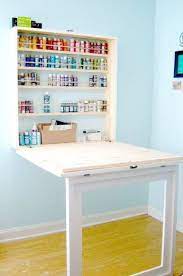 A murphy bed with a hidden desk that double folds to make a 31 x 81 1/2 desk. 24 Practical And Space Saving Murphy Desks Digsdigs