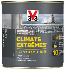 Panel de couleur peinture onestopcoloradocom. Peinture Fer Exterieur Climats Extremes V33 Anthracite Mat 0 5 L Leroy Merlin