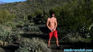 Zack Randall Pissing and Masturbating among Cacti