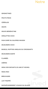 Allo Mon Coco Menu In Repentigny Quebec Canada