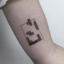 Here, the possibilities are limited only by your imagination! Minimalist Tetris Tattoo On The Arm Tattoos Minimal Tattoo Small Tattoos
