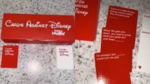 The cards against disney game is as raunchy as you'd expect this cards against disney game is hilarious — and very nsfw as popsugar editors, we independently select and write about stuff we love. You Can Buy A Disney Themed Cards Against Humanity Game